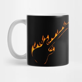 Fire Guitar (Orange Version) Mug